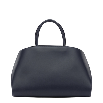 Hug Medium Calfskin Tote Bag - Navy