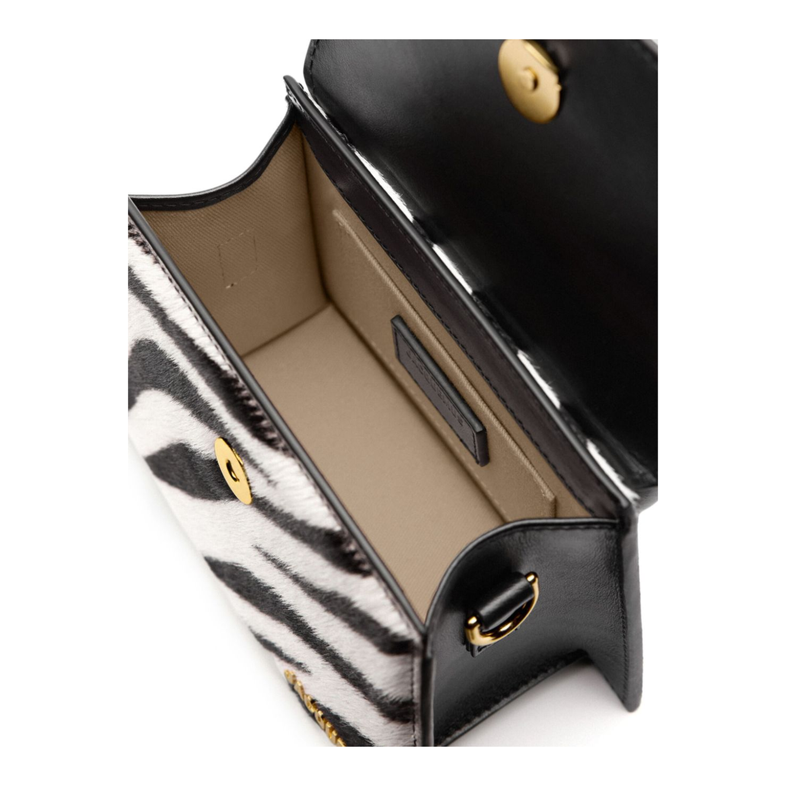 Elegant Zebra Print Handbag