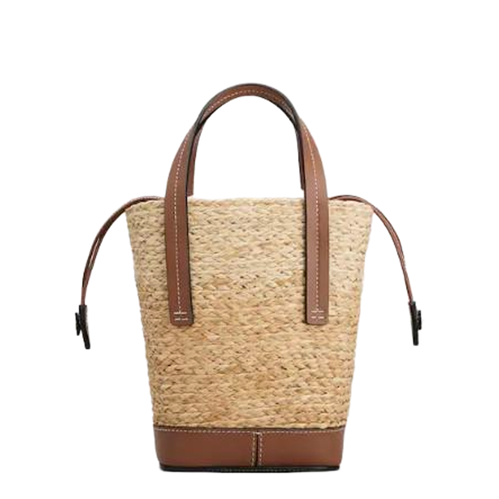 Skate Bucket Bag in Raffia