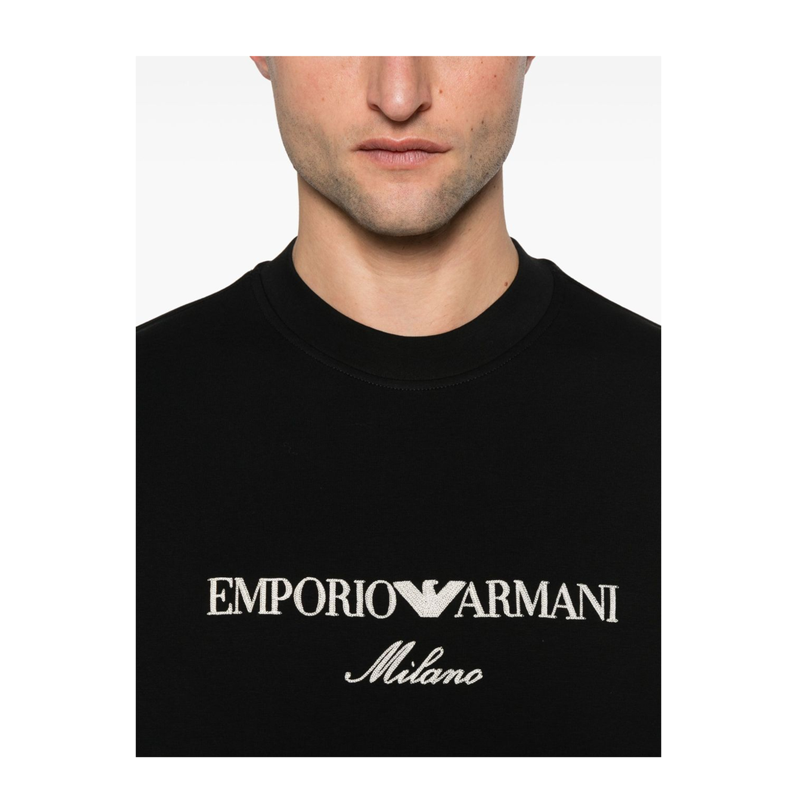 ASV Double-Jersey Sweatshirt with Logo Embroidery