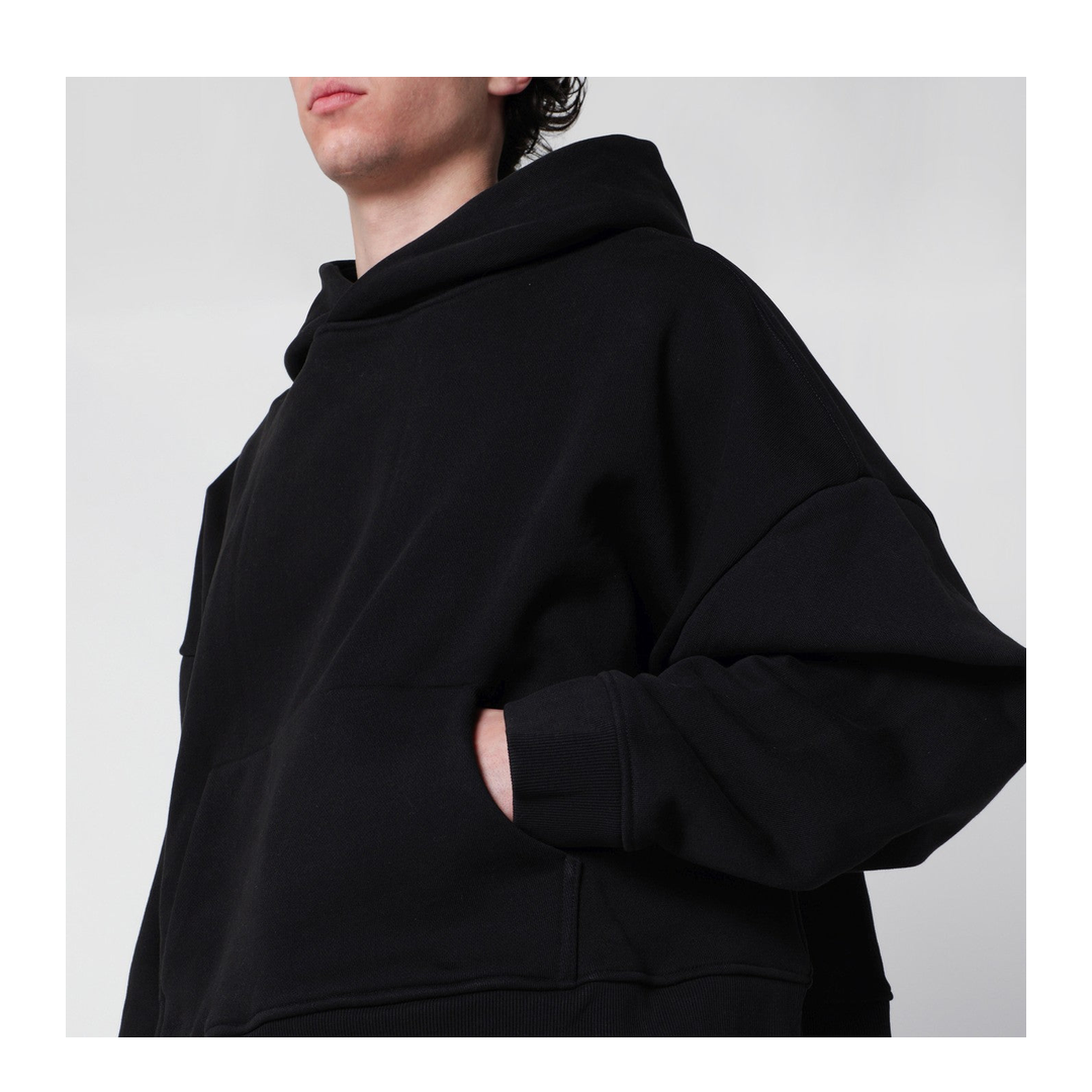 MAYFEYR - Entire Studios - Black Cotton Sweatshirt - ESSS26HO04012CO0015