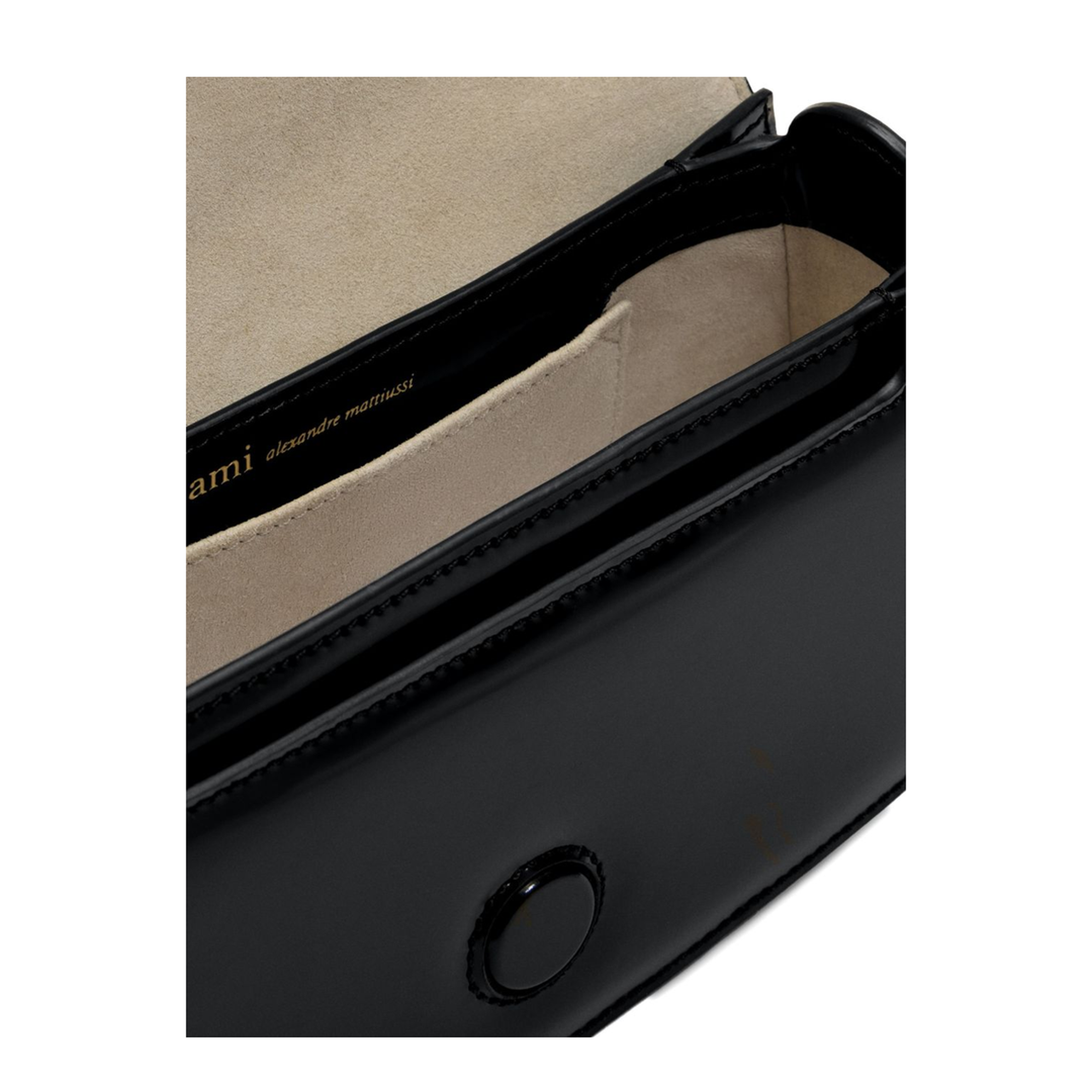 Paris Paris Cow Leather Shoulder Bag - Black