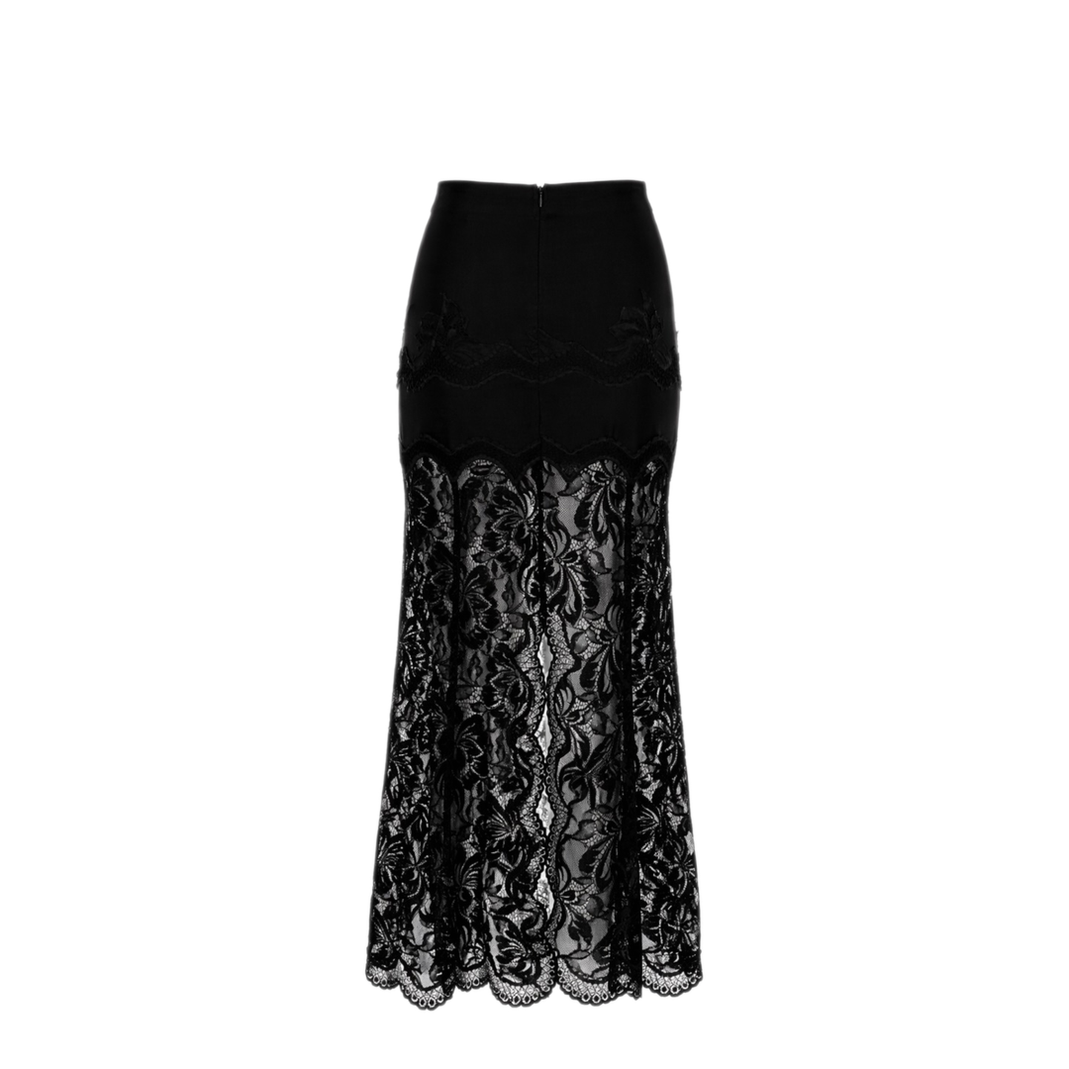 MAYFEYR - RABANNE - High Waist Black Midi Skirt - 26PJJU021PA0170P001