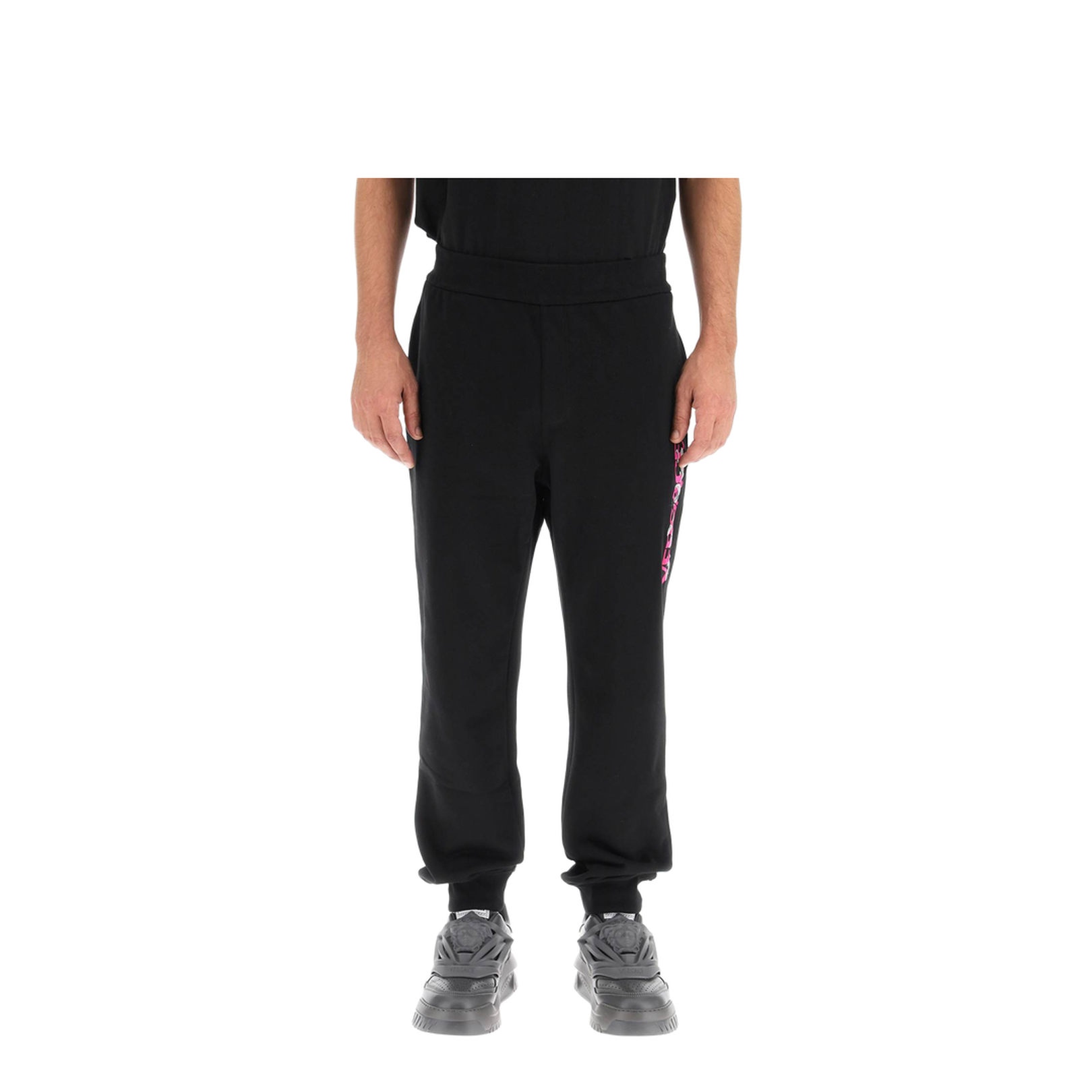 Black Cotton Joggers