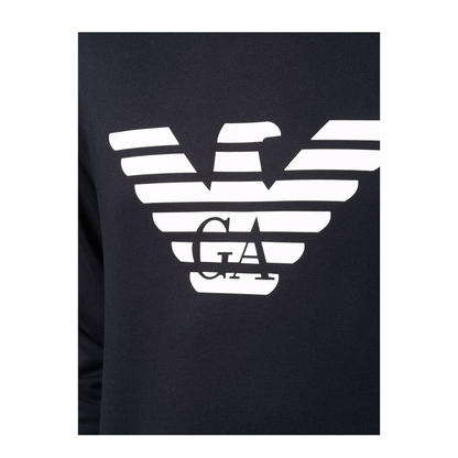 Logo Print Crew-Neck Sweatshirt