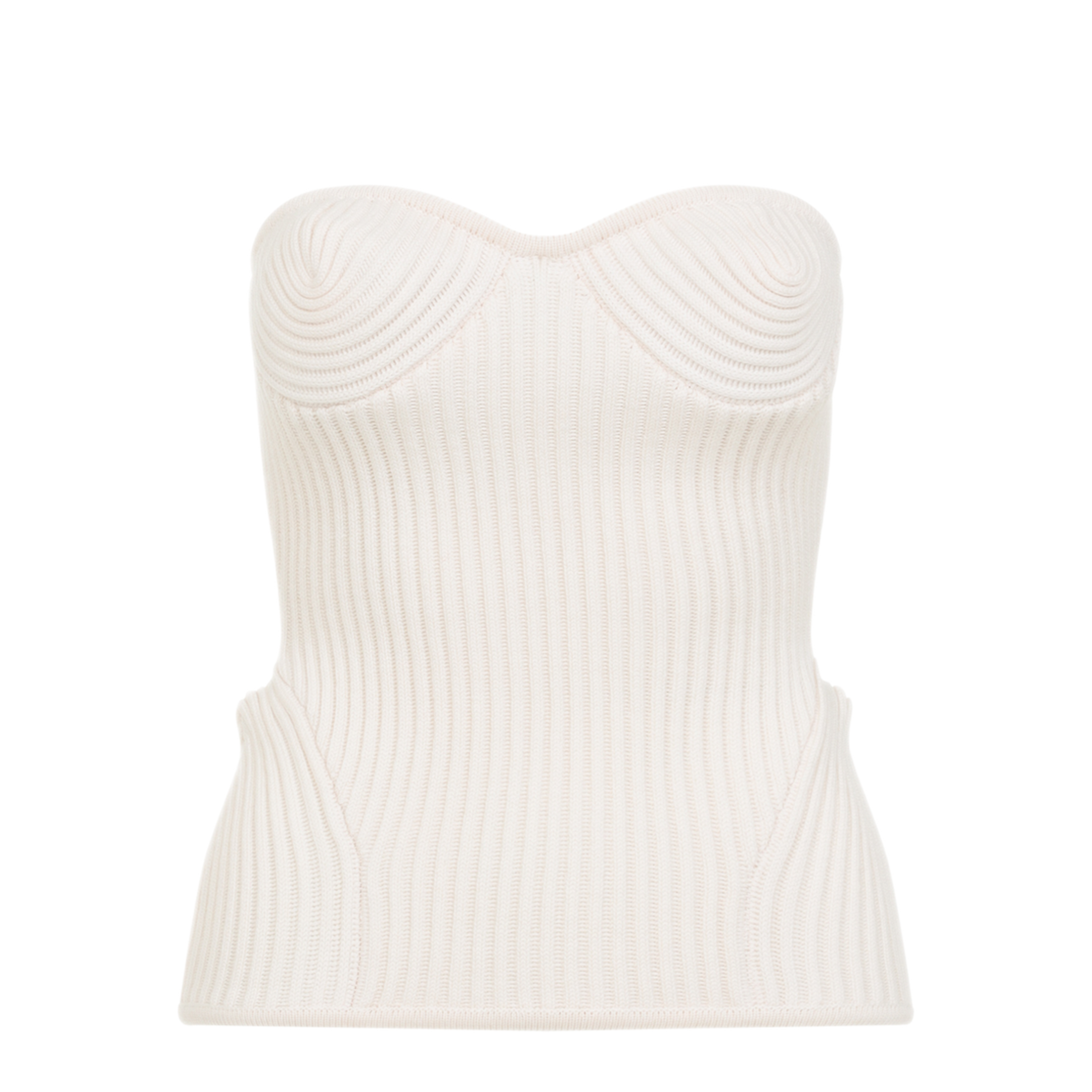 MAYFEYR - Jean Paul Gaultier - Merino Wool Ribbed Stretch Corset - 2503WPO010K0010101