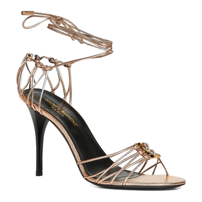 MAYFEYR -  - Metallic Leather Sandals - 7857060NL00