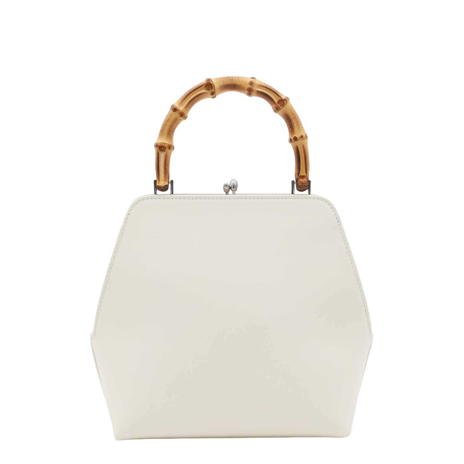 White Leather Goji Handbag