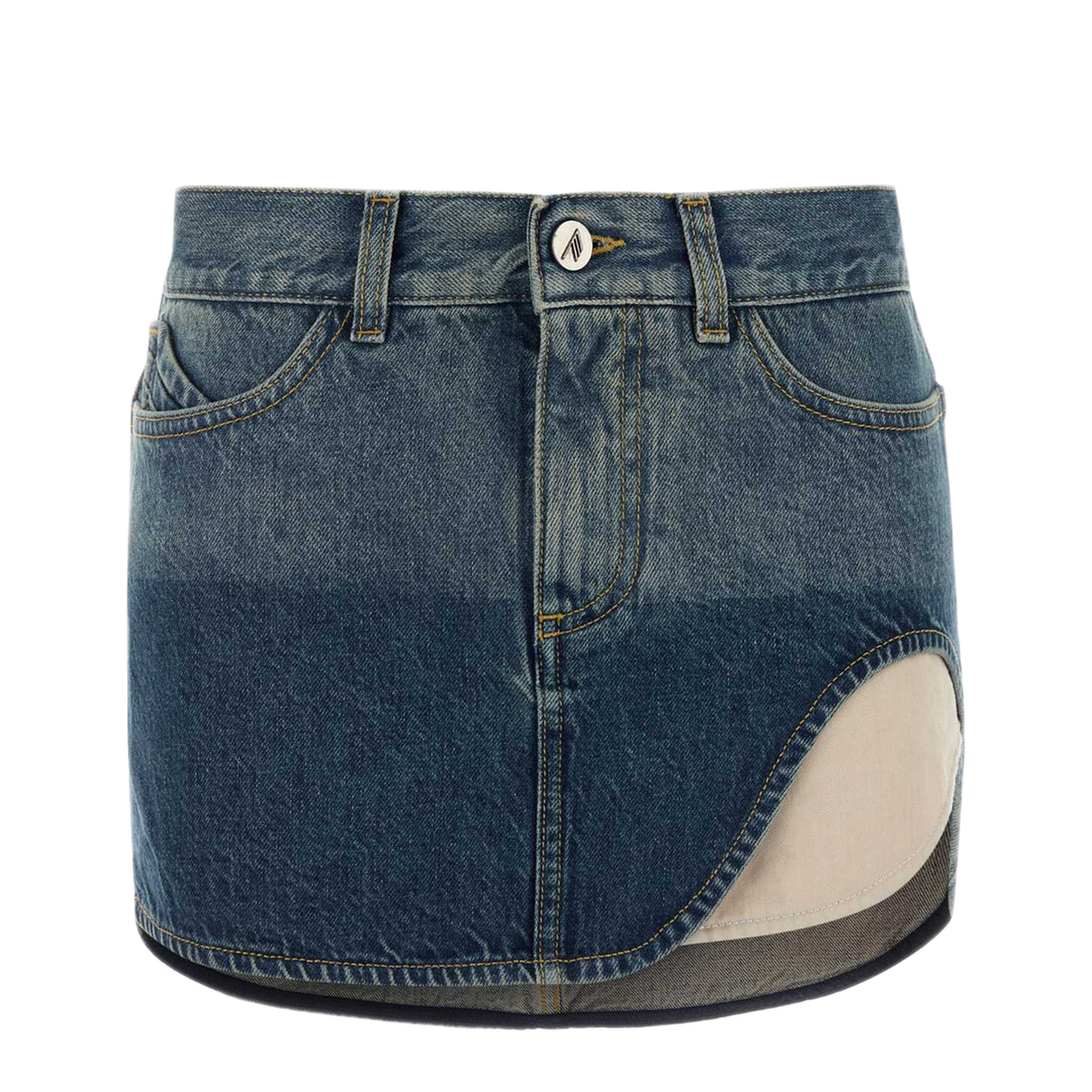 MAYFEYR - The Attico - Denim Mini Skirt - 261WCR00164DDD120SD257