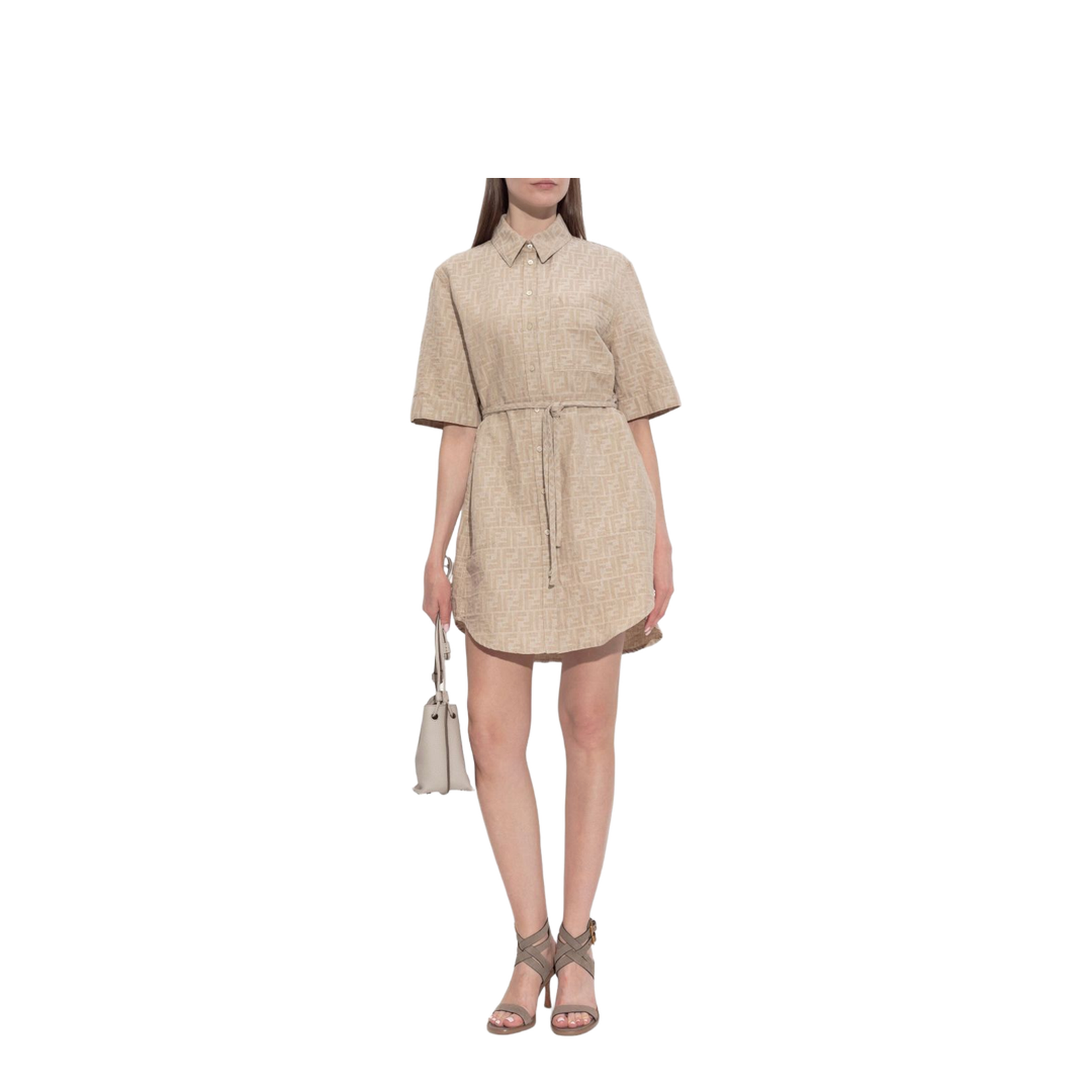 Dress Denim Beige