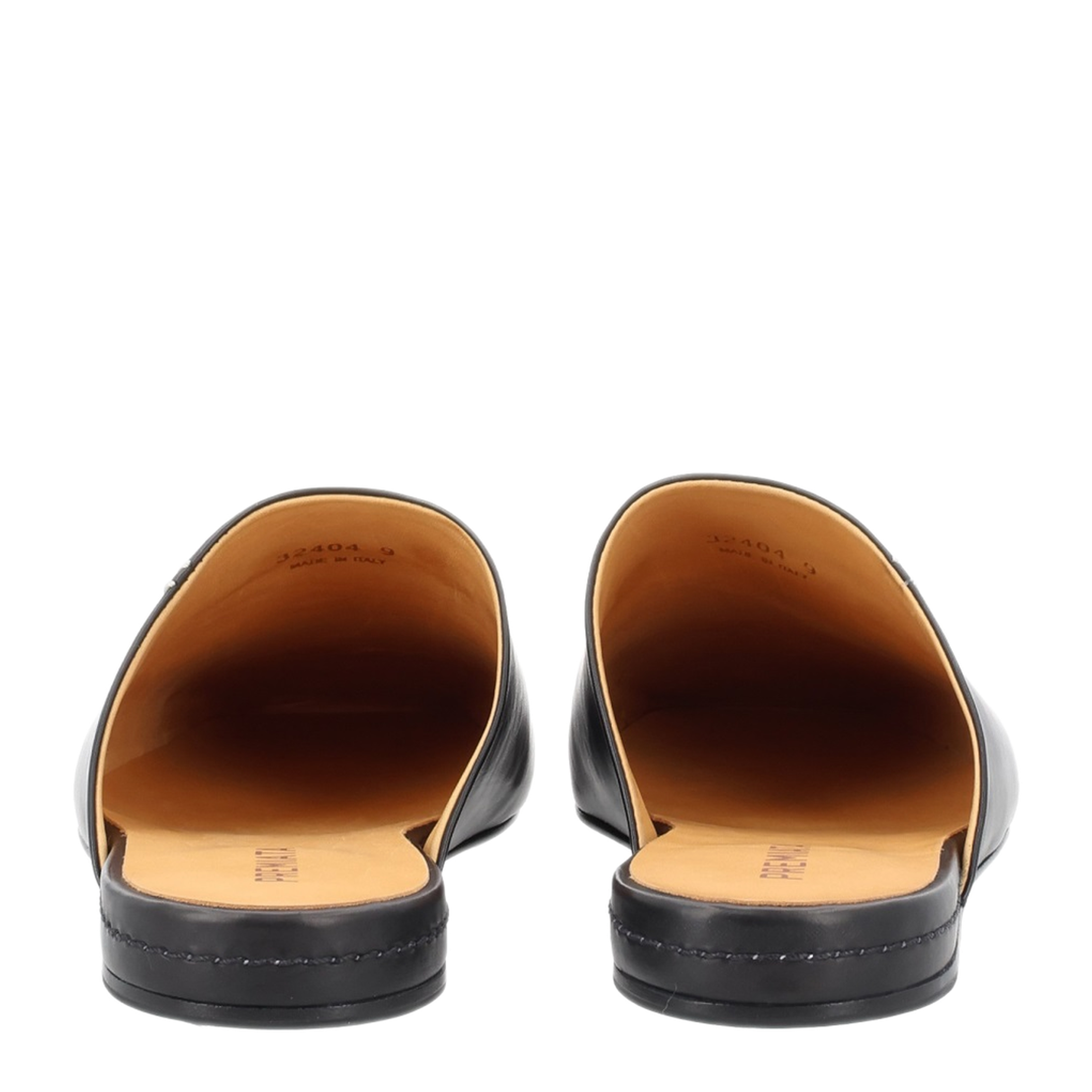 MAYFEYR - PREMIATA - Leather Sabot Black - 32404LANDNERO