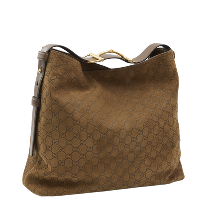 Beatrix Large Tote Bag in Brown Suede