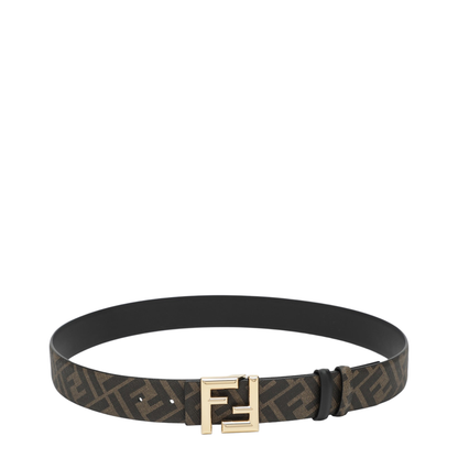 FF Rounded Belt Leather Black