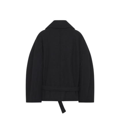 MAYFEYR - Lemaire - Short Wrap Coat - CO1165LF1700BK999