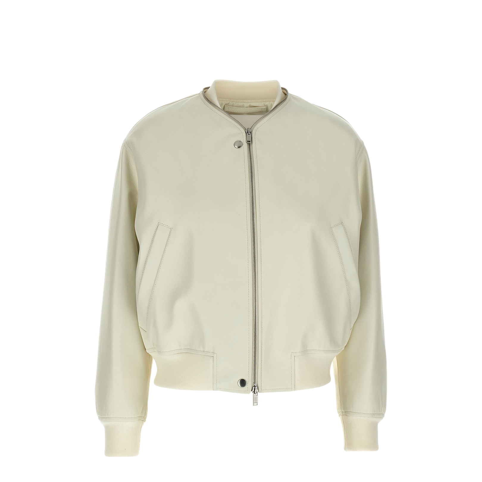 Leather Bomber Jacket