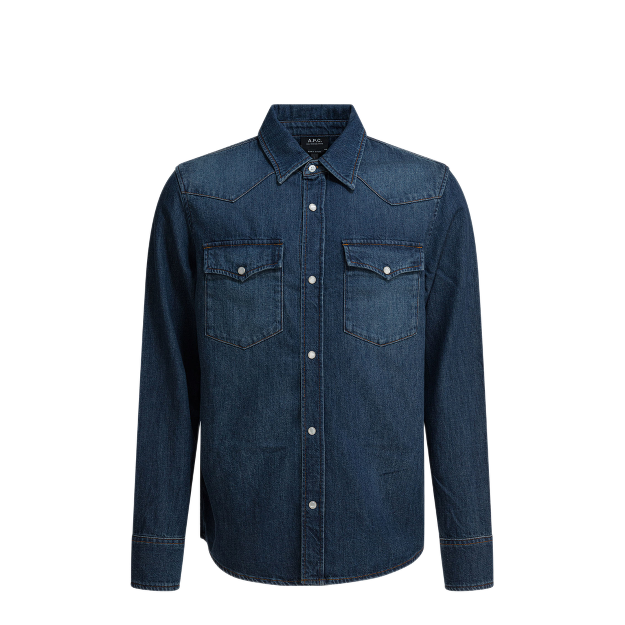 MAYFEYR - A.P.C. - Western Denim Shirt - COHMEH12632IAL