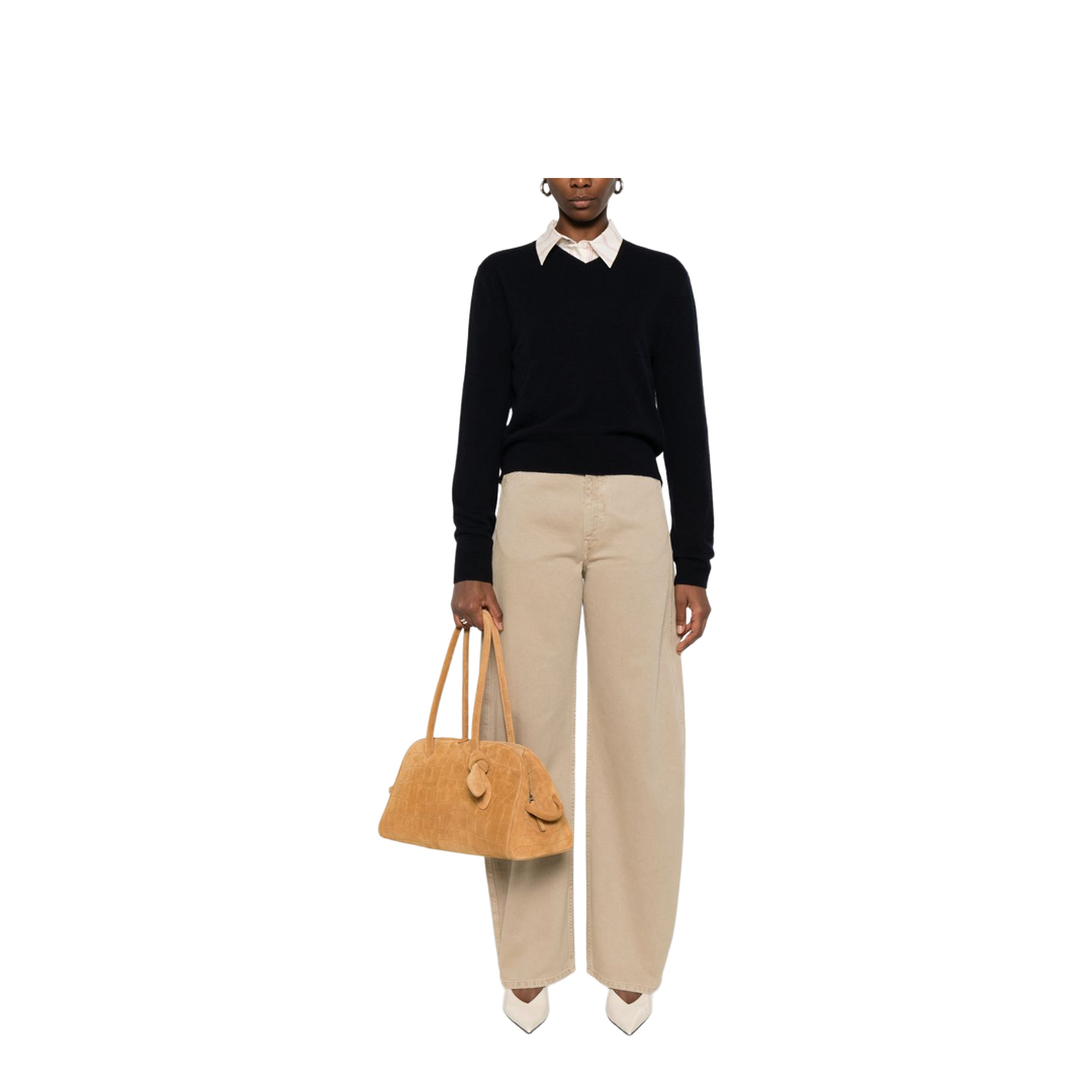 Cashmere V-Necked Sweater