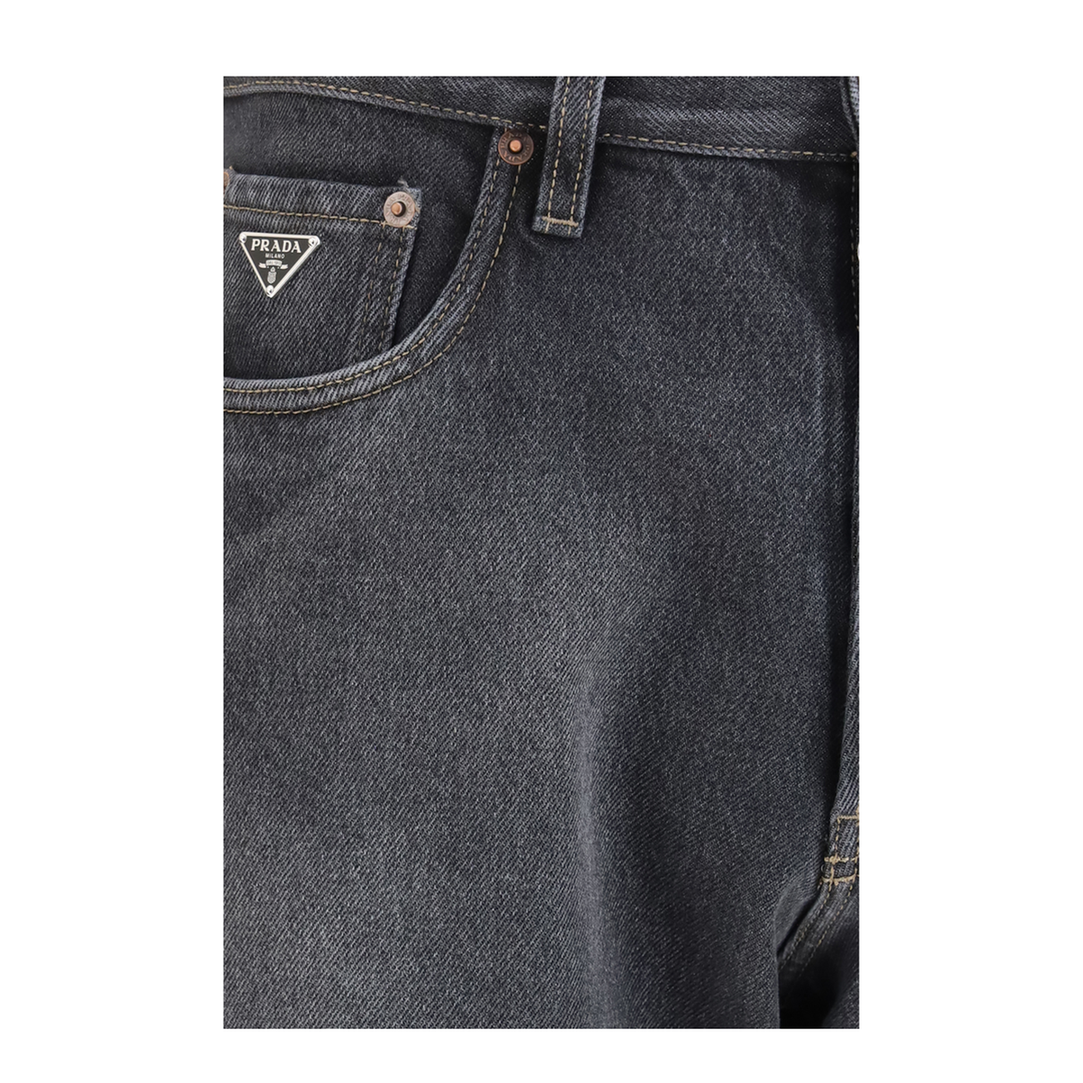 MAYFEYR - Prada - Vintage Effect Denim Jeans - GEP358S2316288F0557