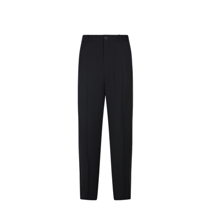 Wool Blend Tailored Pants