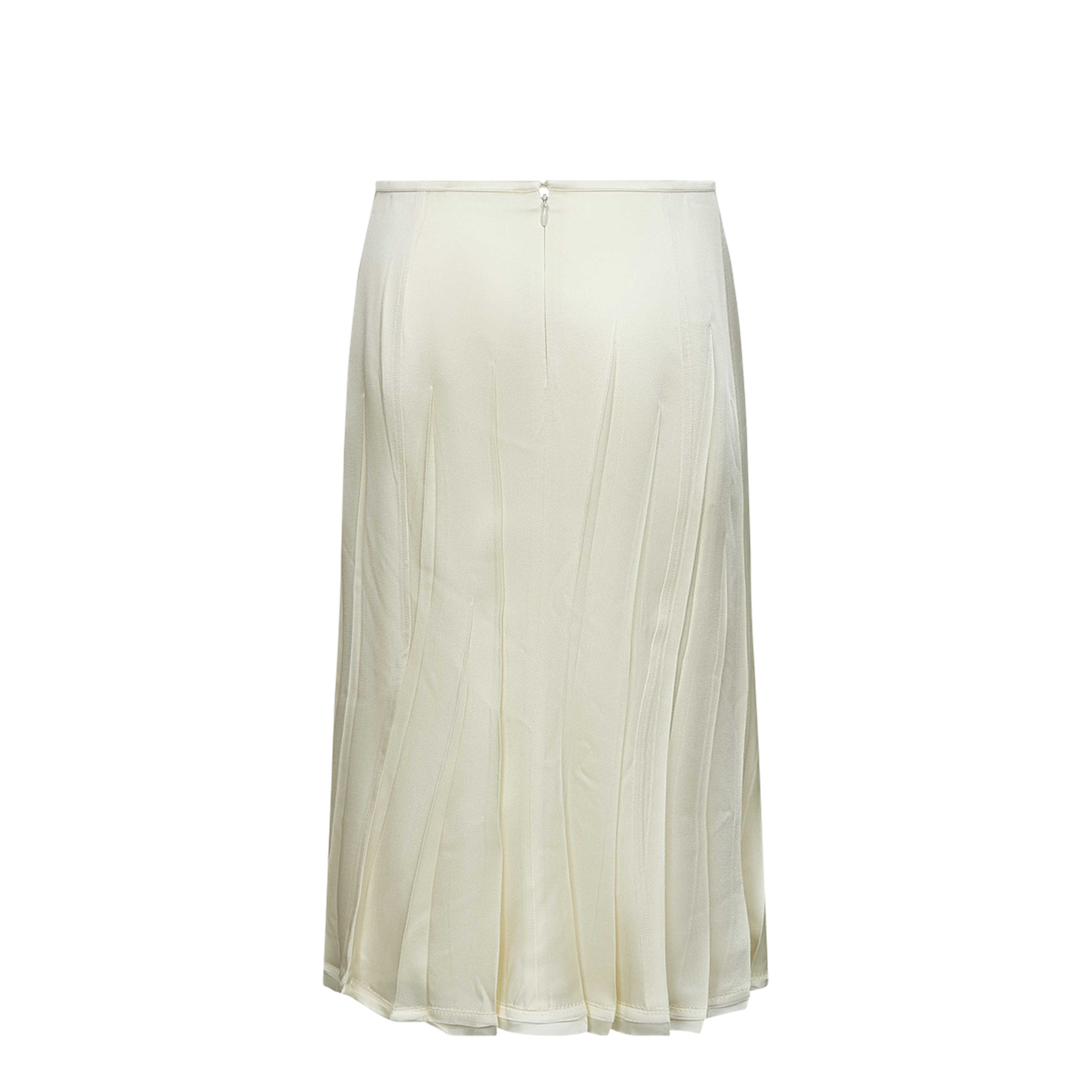 Skirt with topstitching