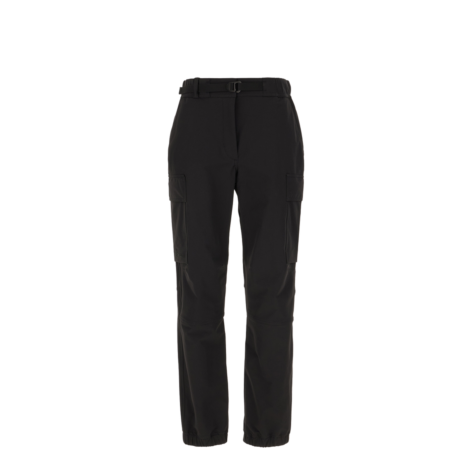 Black Stretch Nylon Pants