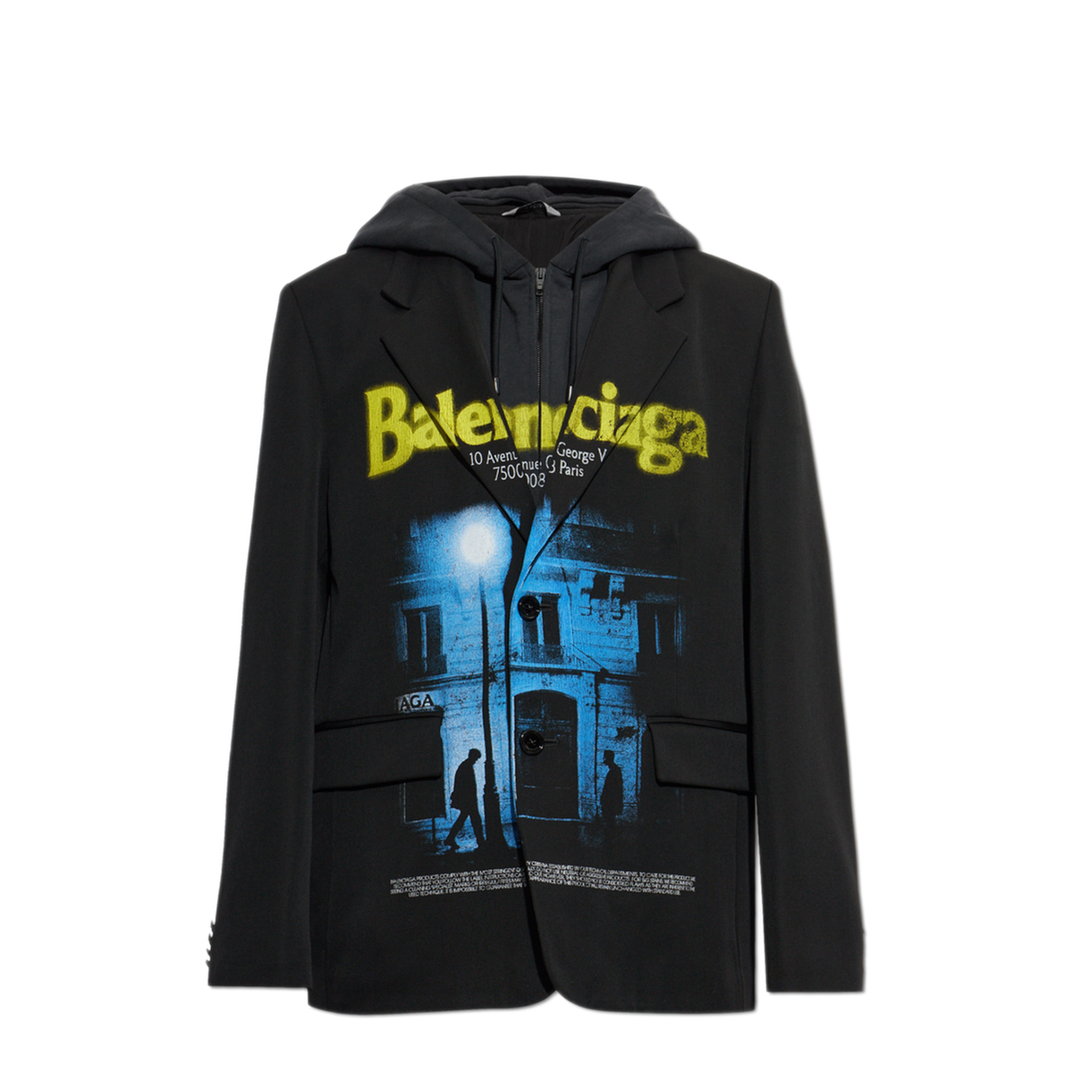 MAYFEYR - Balenciaga - Blazer With Attached Hood - A001Y3TTT121000