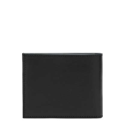 Squared Wallet Leather Black