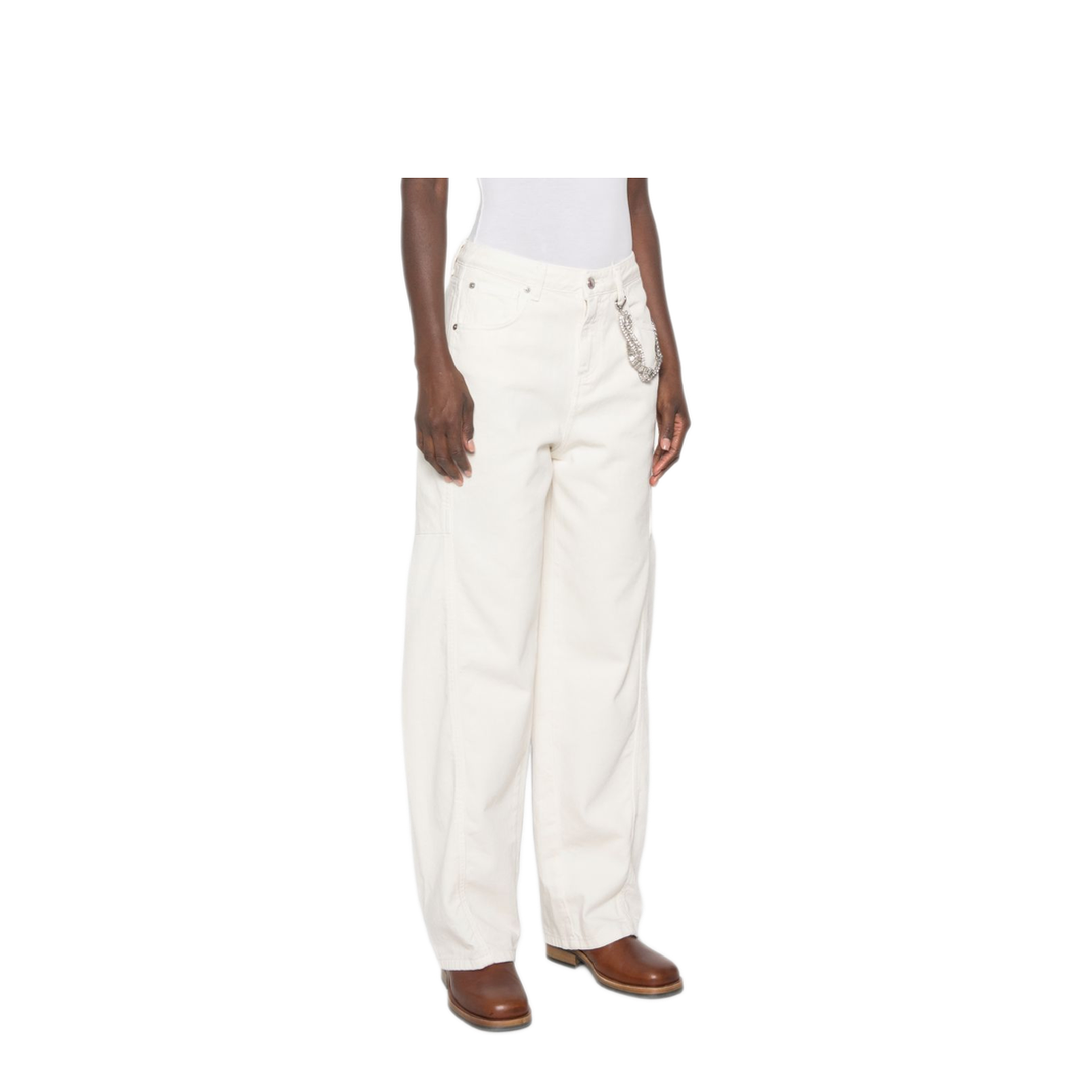 MAYFEYR - Ermanno Firenze - Trousers White - D49EP062EJ0MF333