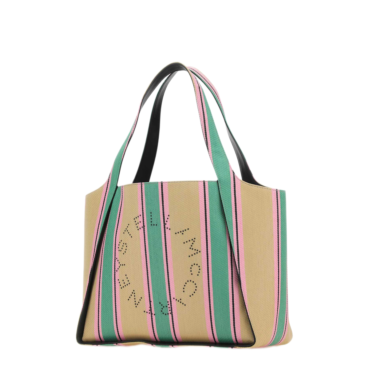 MAYFEYR - Stella Mccartney - Embroidered Raffia Stella Logo Shopping Bag - 7B0032WP01413000