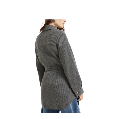English Rib Knit Cardigan