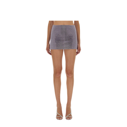 MAYFEYR - Self Portrait - Metal Mesh Skirt - PF25023SKLLILAC