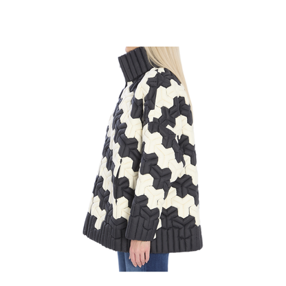 MAYFEYR - Raxxy - Black And White Puffer Jacket - CRDJ005N133