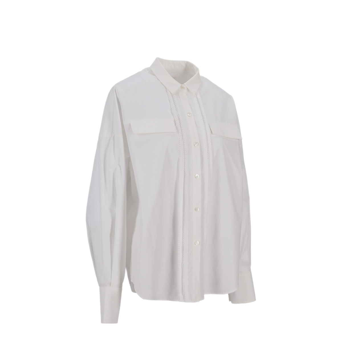 MAYFEYR - SHUSHU TONG - Tuck Lace Blouse - MWDETO15CO006WH100
