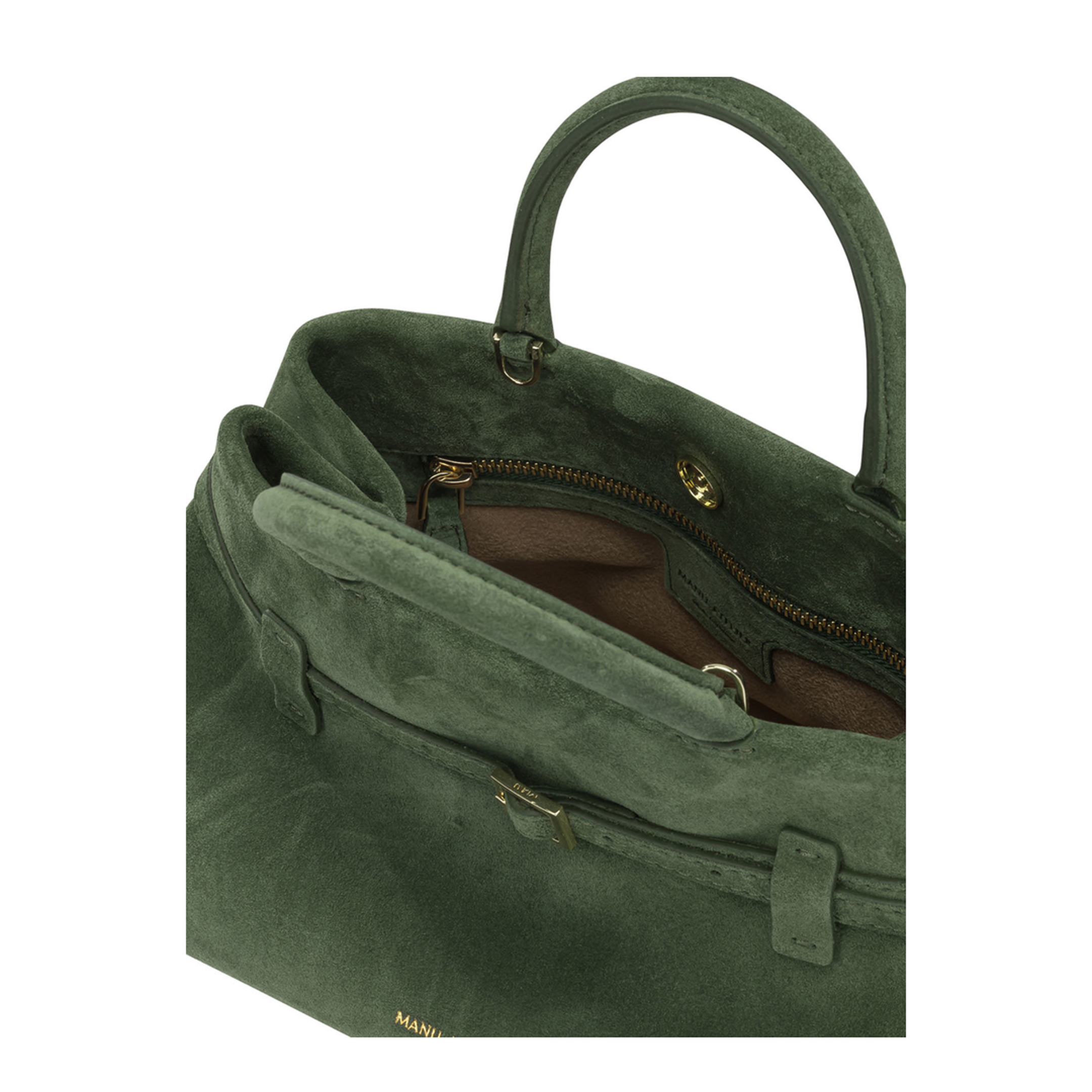 MAYFEYR - Manu Atelier - Le Cambon 35 Medium Handbag - 2026167LECAMBON25VELVETGREEN