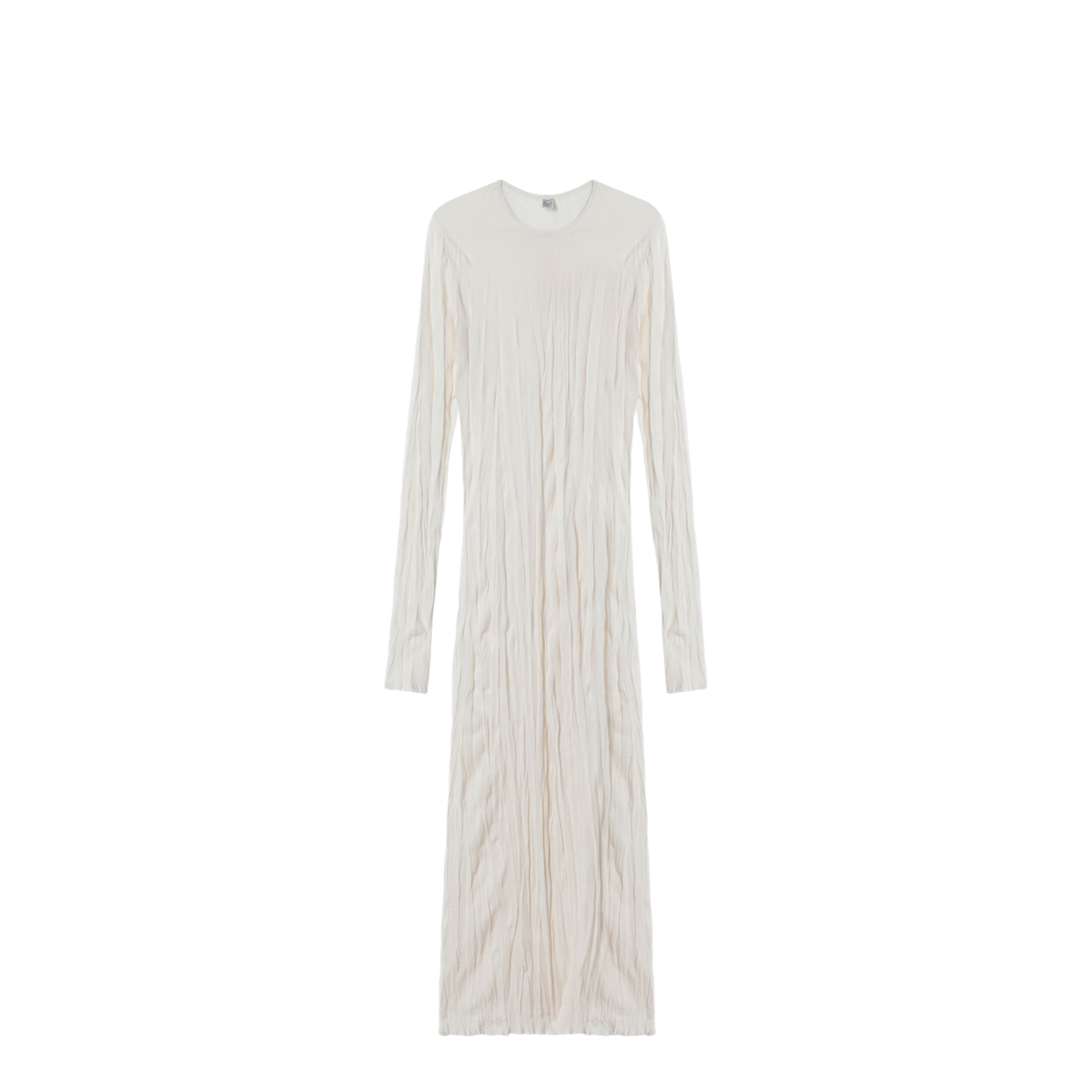 MAYFEYR - Toteme - Light Apricot Crinkled Knit Dress - 262-WRD0326YA0244363