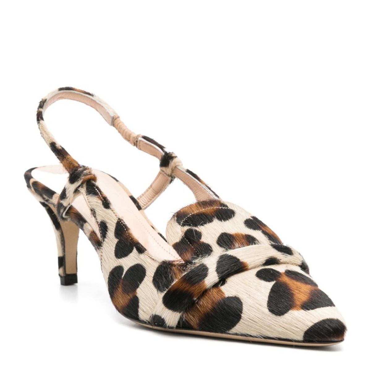 MAYFEYR - Parosh - 70Mm Leopard Print Slingback Pumps - D070256AGSHOE808