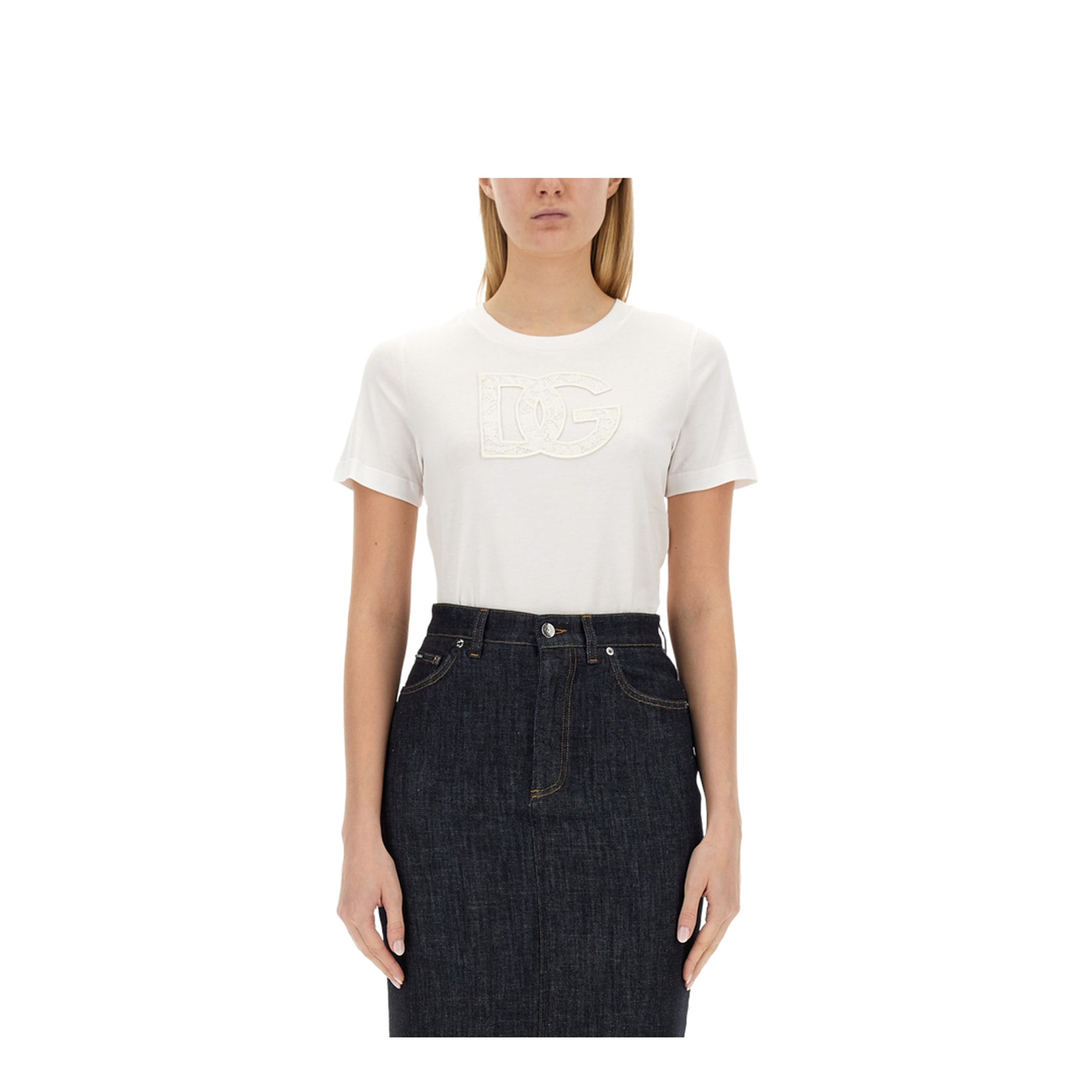 T-Shirt with Logo Patch