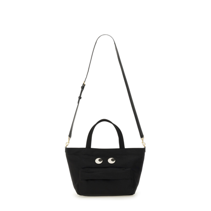 Eyes Mini ECONYL® Tote Bag - Black
