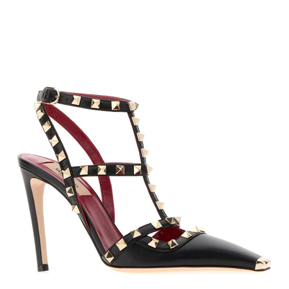 MAYFEYR - Valentino - Ankle Strap Rockstud Pumps - 9W2S0PV4WZD0NO
