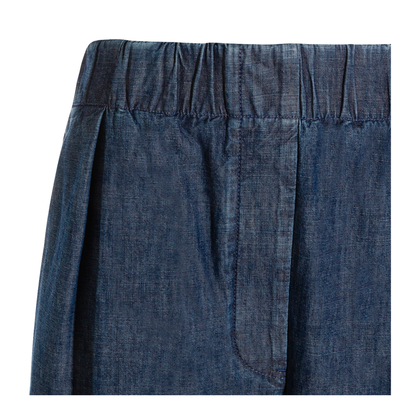 Cotton Wide-Leg Trousers