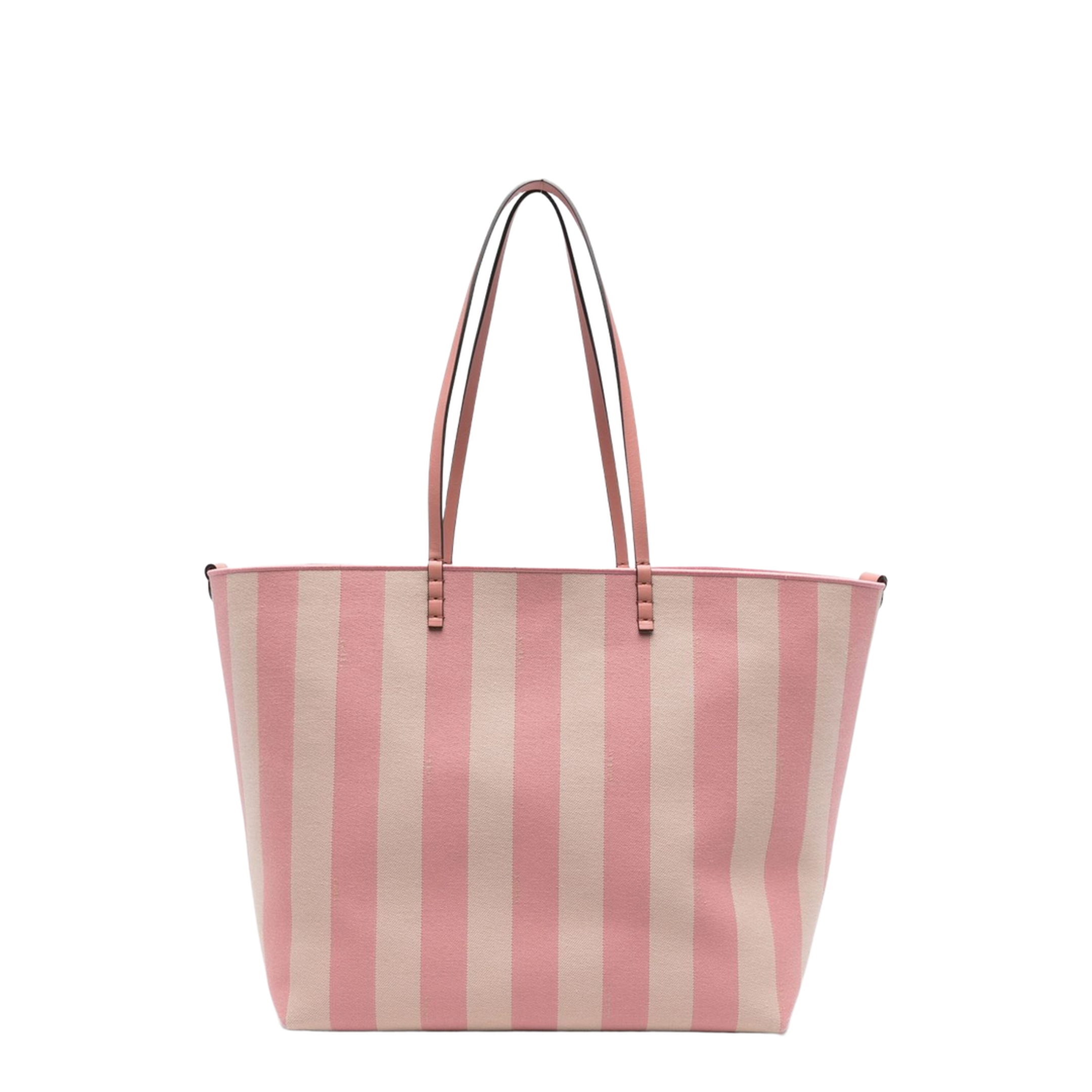 Roll Large Canvas Tote Bags - Pastel pink