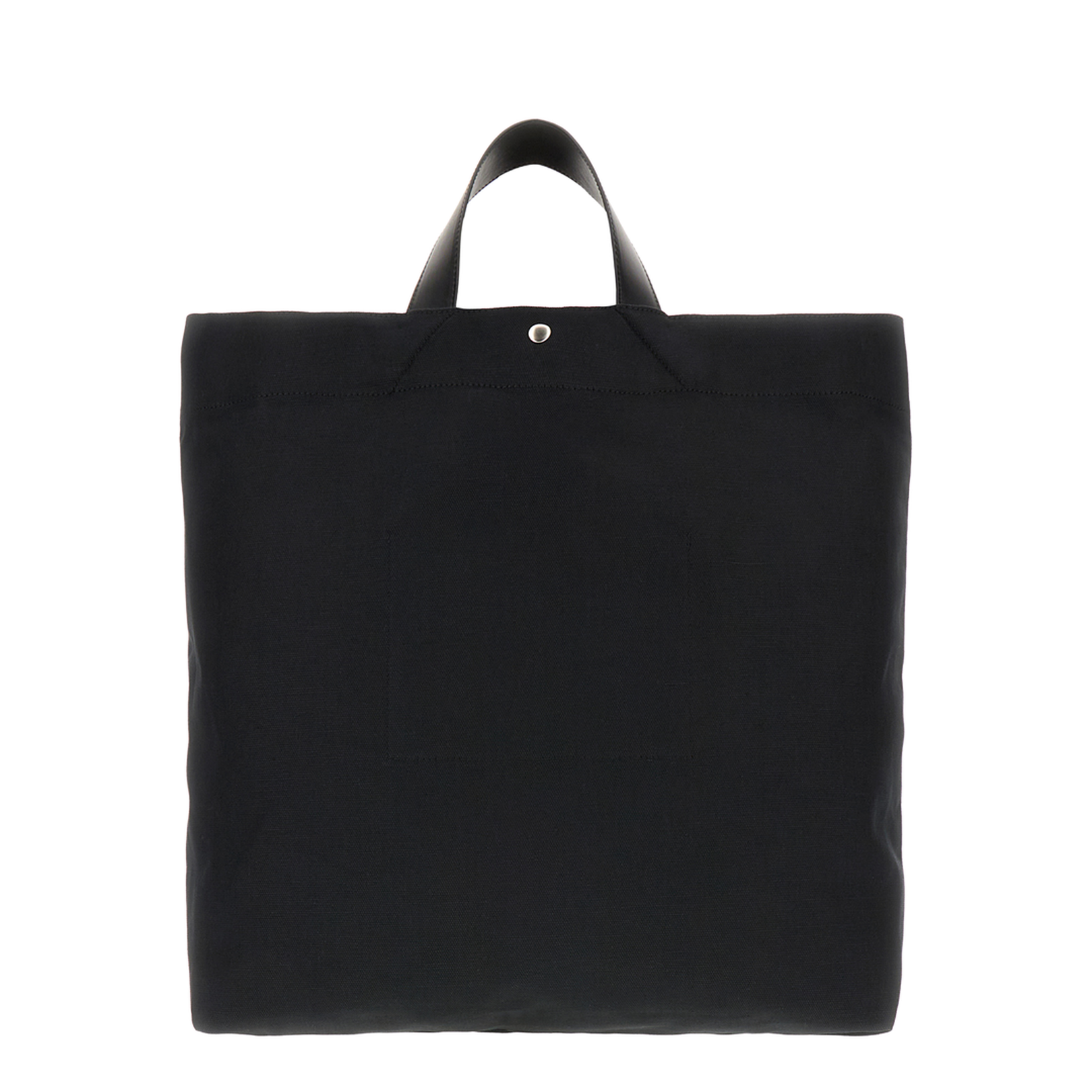 Black Canvas Shopping Bag