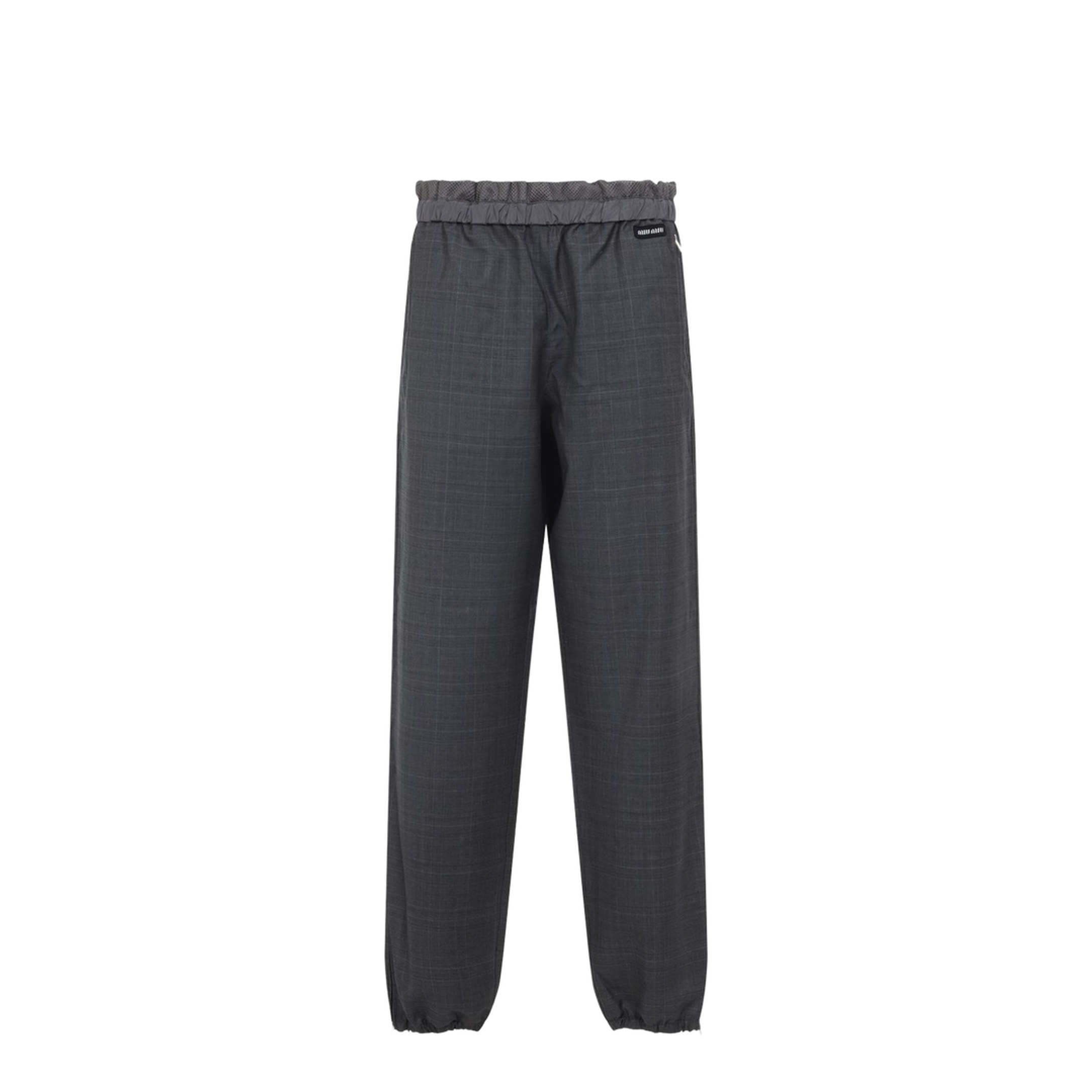MAYFEYR - Miu Miu - Trousers Grey - MP1874175YF0480