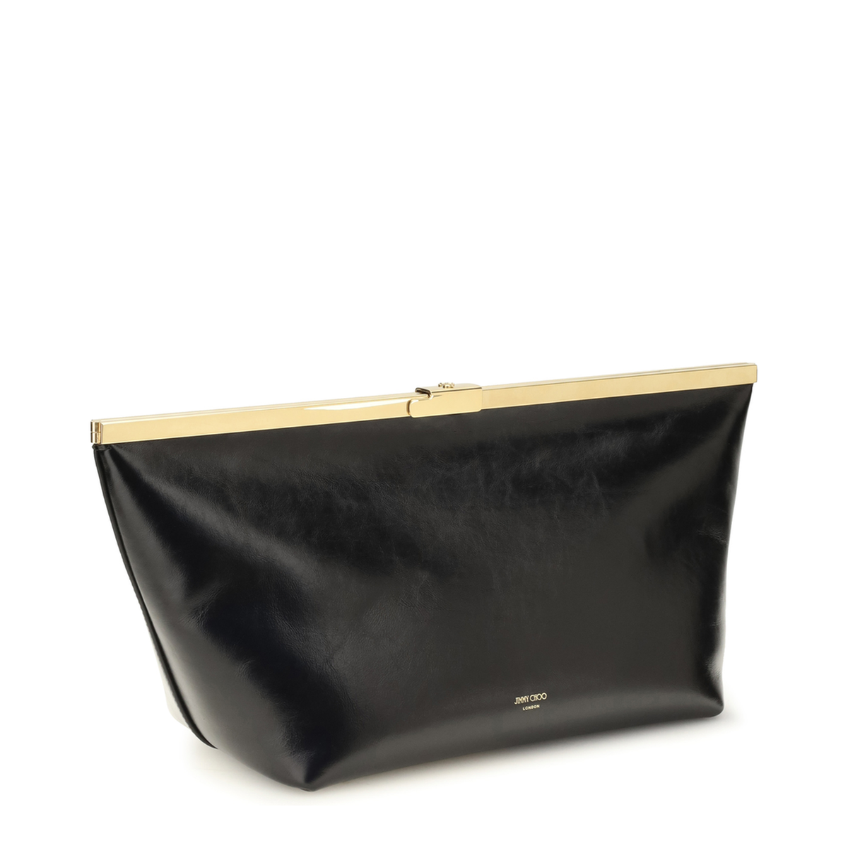 MAYFEYR - Jimmy Choo - Large Ganache Biker Leather Clutch - J000187619000034