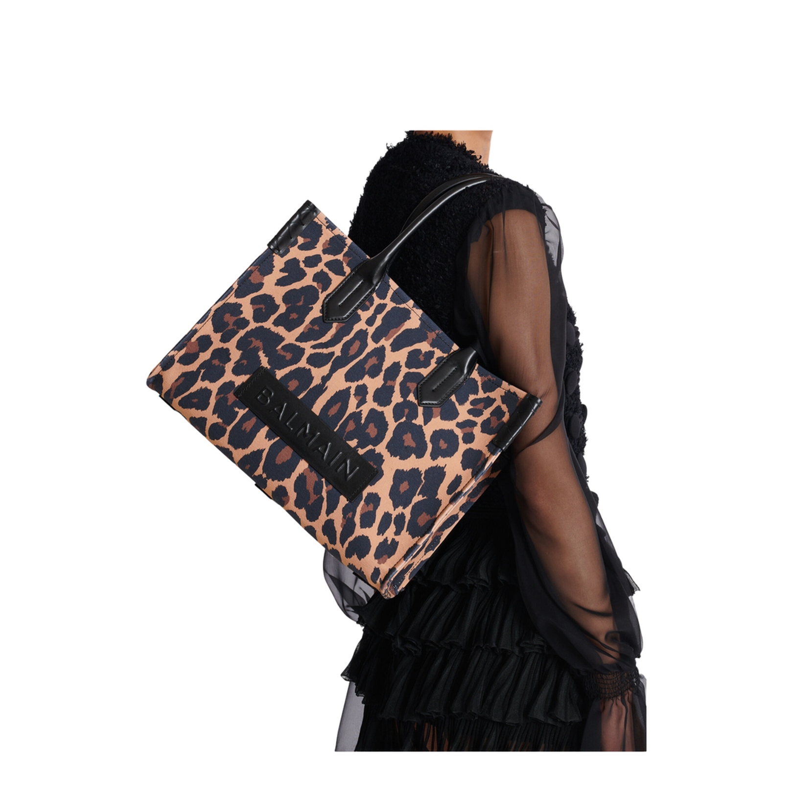 B-Army 36 Leopard Print Tote Bag