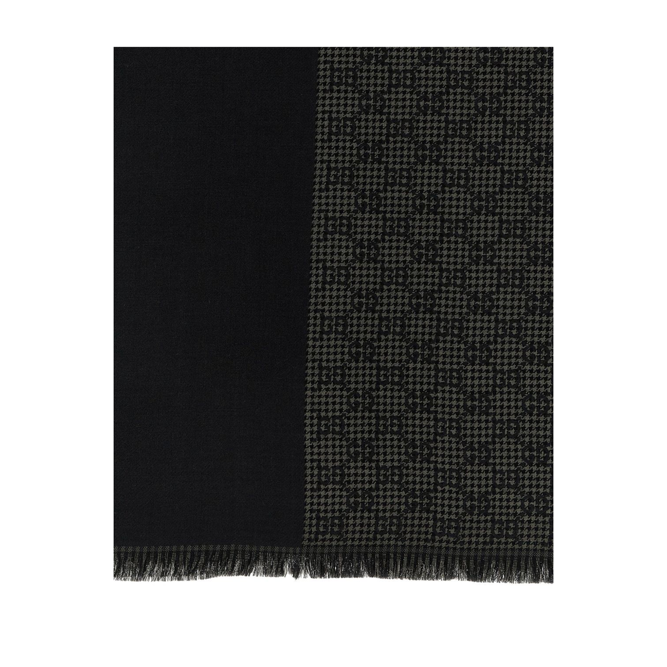 Wool and Silk Jacquard Stole