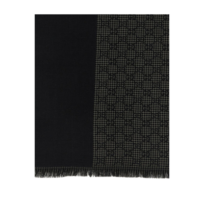 Wool and Silk Jacquard Stole