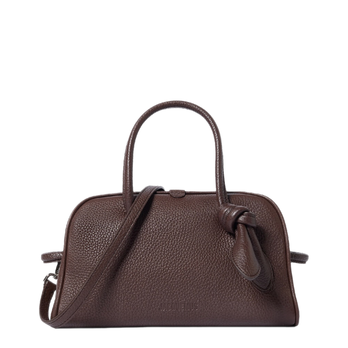 Turismo Small Calfskin Bowling Bag - Dark Brown