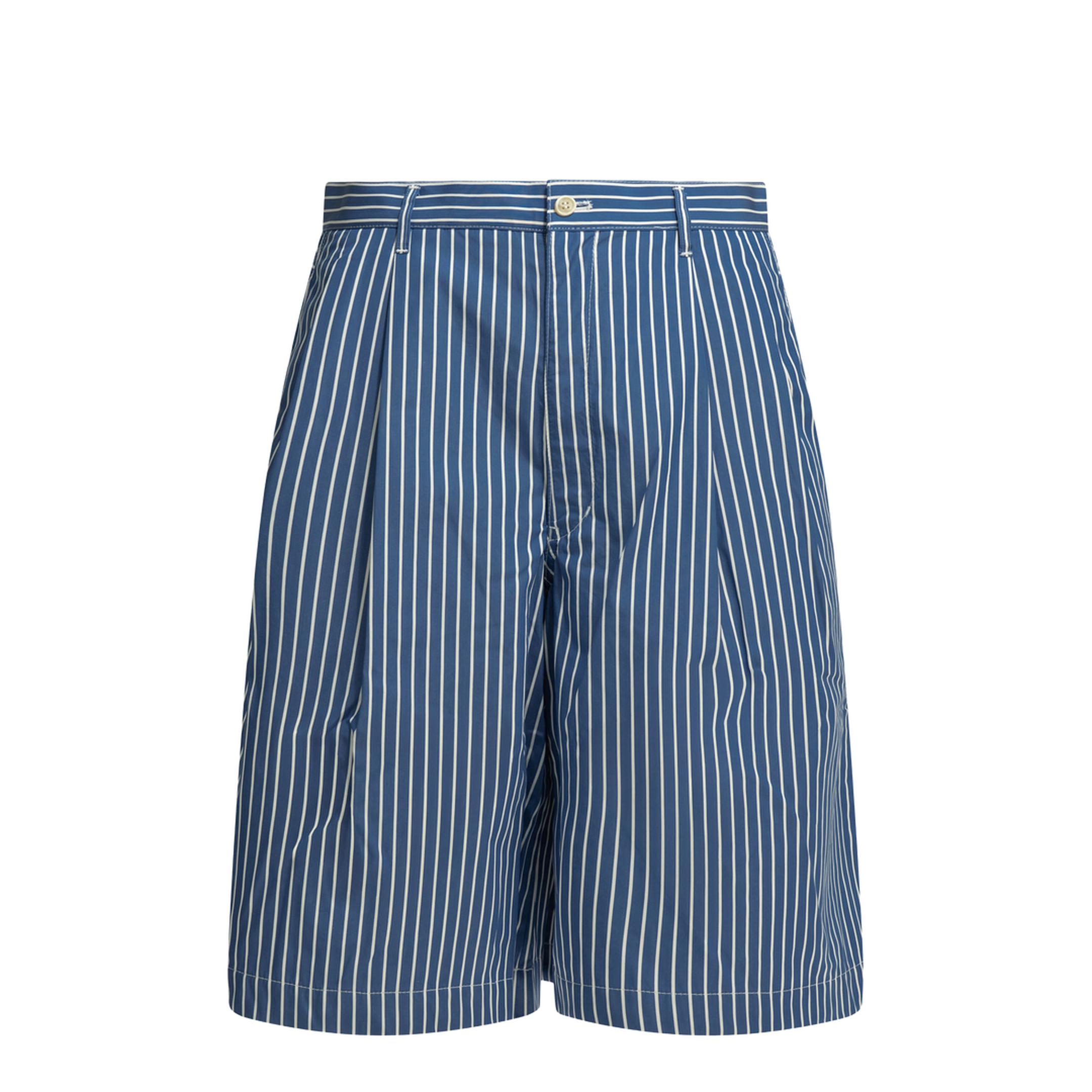 MAYFEYR - Comme Des Garcons - Formal Striped Shorts - FQ-P506-S261BLUESTRIPE