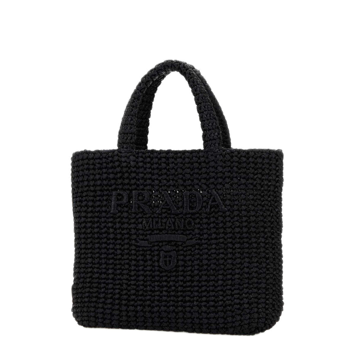 MAYFEYR - Prada - Black Raffia Shopping Bag - 1BG422VOUL2C2TF0KY1
